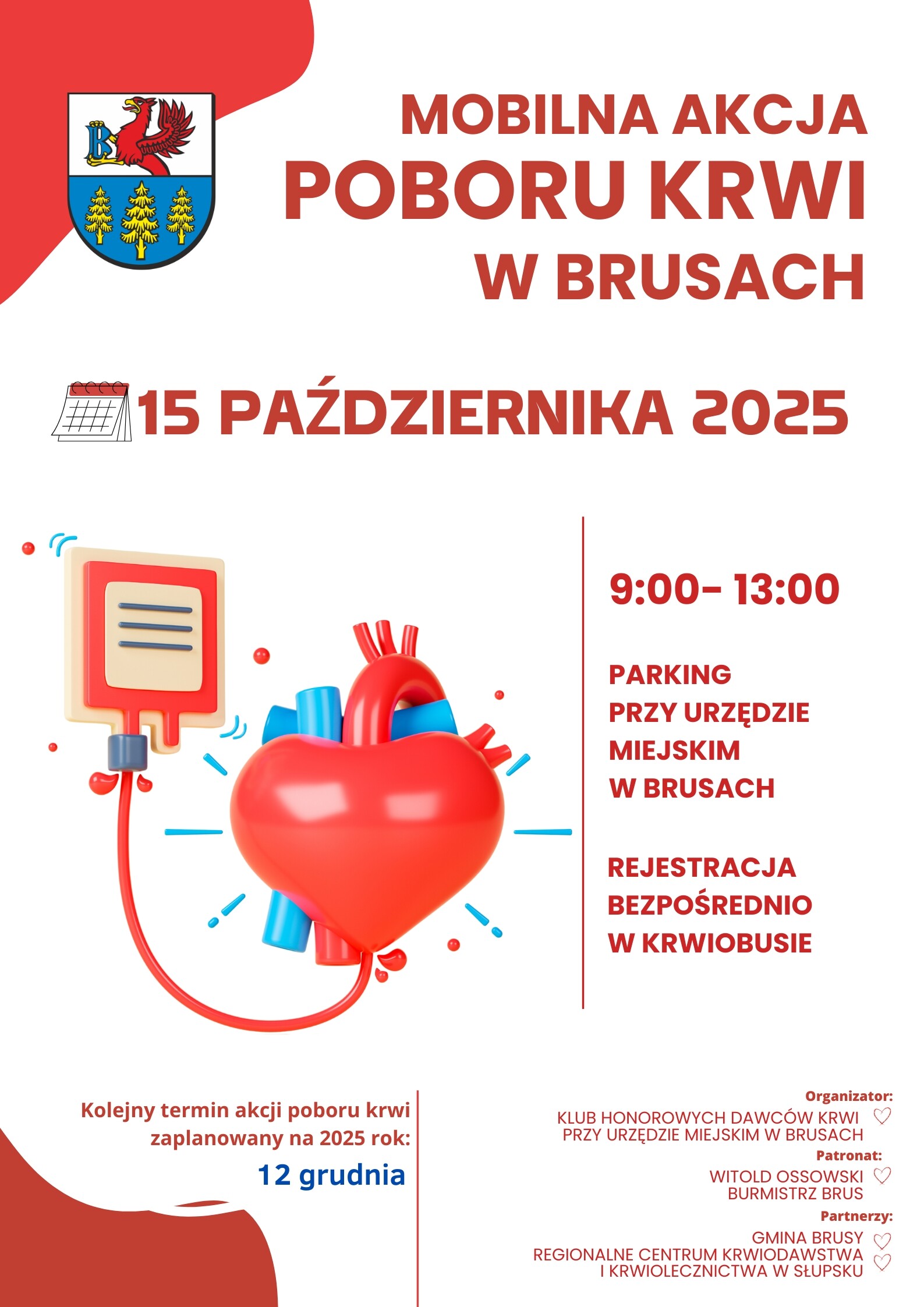 PAŹDZIERNIKOWA MOBILNA AKCJA POBORU KRWI