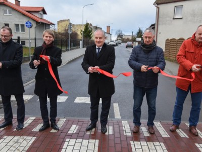 OTWARCIE ULICY POLNEJ Z UDZIAŁEM WOJEWODY POMORSKIEGO DARIUSZA DRELICHA