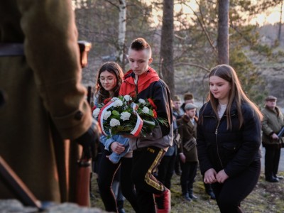 Delegacja Szkoły Podstawowej nr 2 w Brusach. 