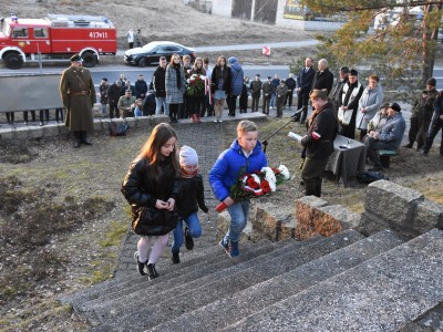 Delegacja Szkoły Podstawowej w Męcikale. Fot. D. Niedzielska/Czas Chojnic. 