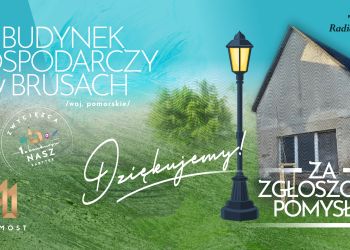60 zgłoszeń na pomysł funkcji społecznej Budynku Gospodarczego w Brusach. Dziękujemy!